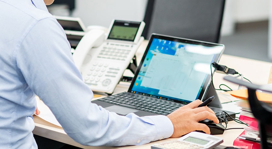 ビジネス利用や複数作業を想定した標準構成