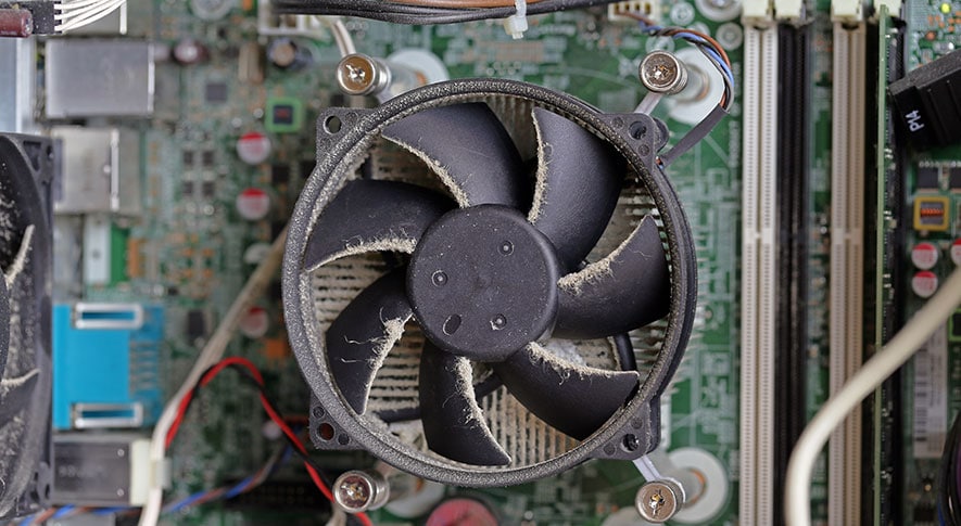 冷却ファンの寿命と異音