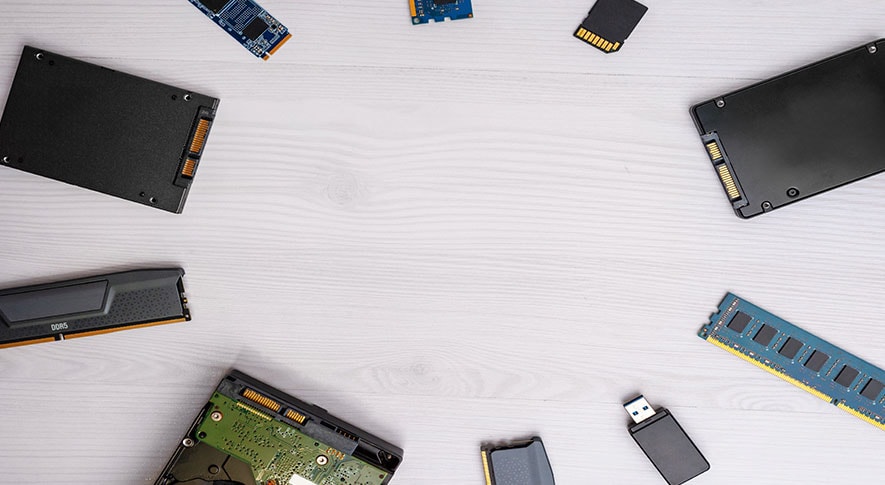 メモリーとSSD・ストレージの役割の違い