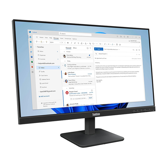Imagen 2 del producto Monitor ThinkVision S24-4e de 23,8""