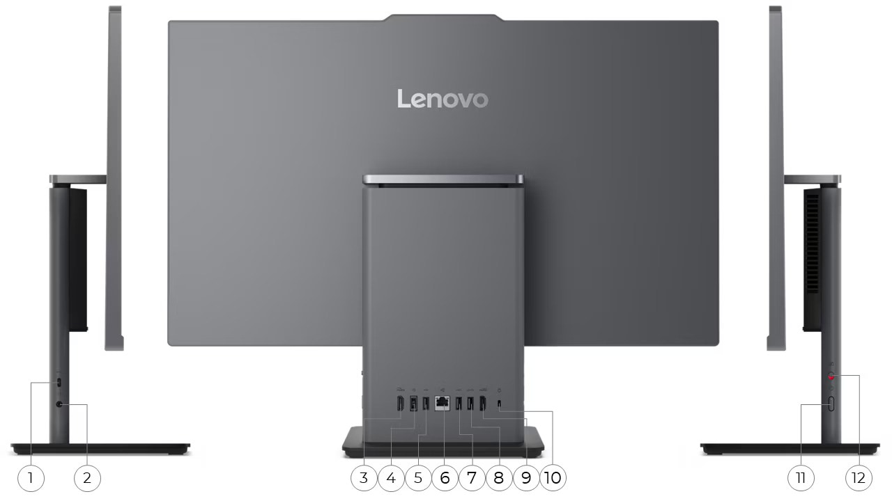 Ports and slots Lenovo ThinkCentre Neo 50a Gen 6