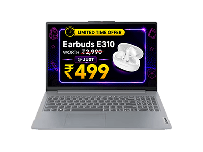 IdeaPad Slim 3 Gen 8, 39.62cms - AMD R5 (Arctic Grey)