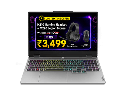 Lenovo LOQ Gen 10E, 39.62cms - AMD R7 (Luna Grey)