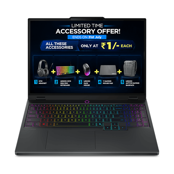 Legion 5 Gen 10, 38.86cms - AMD AI