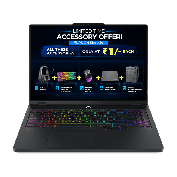 Legion Pro 5 Gen 10, 40.64cms - AMD