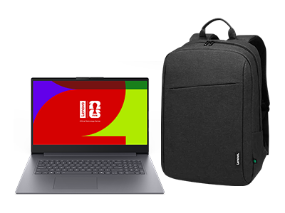 Lenovo IdeaPad Slim 3i 17" (Core7-16GB-512GB) + Rucksack Intel® Core™ 7 350 Prozessor (LPE-Kerne bis zu 3,60 GHz P-Kerne bis zu 4,80 GHz)/Windows 11 Home 64/512 GB SSD M.2 2242 PCIe 4.0 QLC